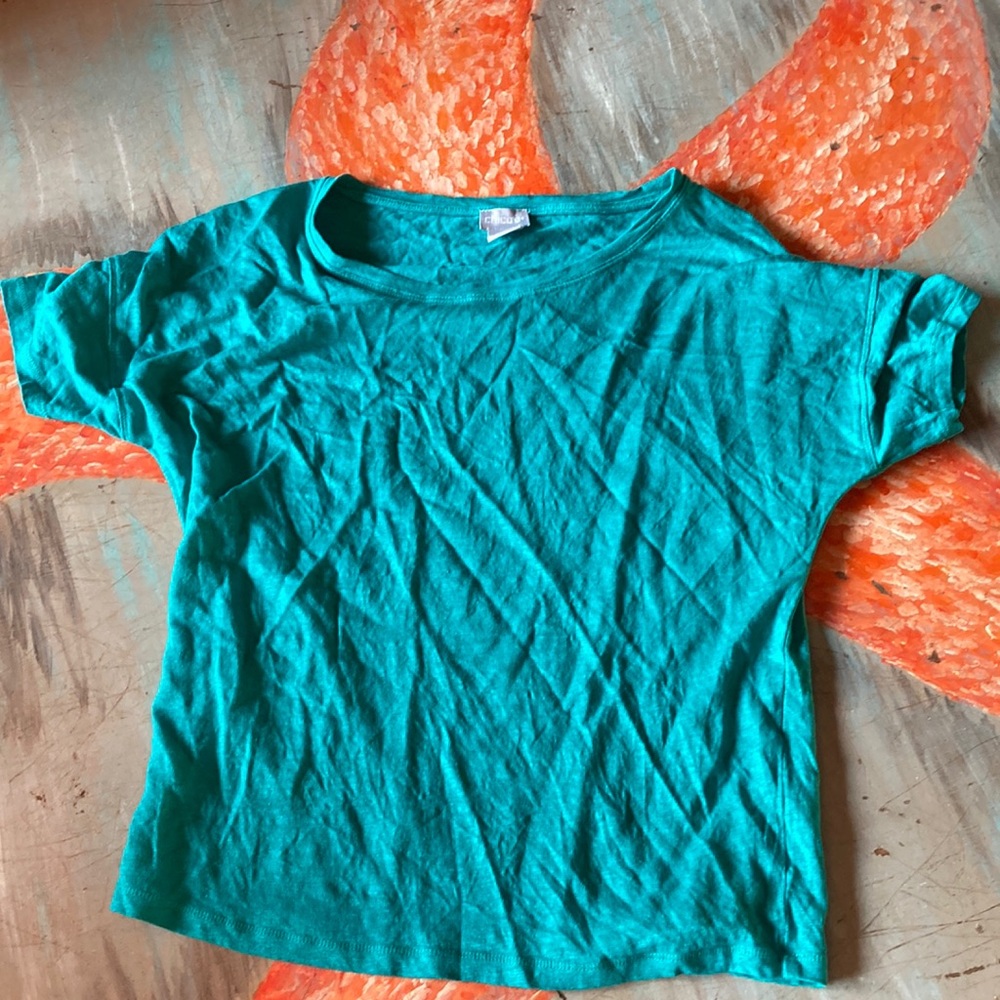 Crop top green ! Tee